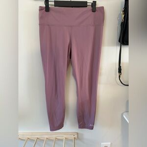 Athleta logo Elation Train 7/8 tight Leggings-Dusty Rose-Large